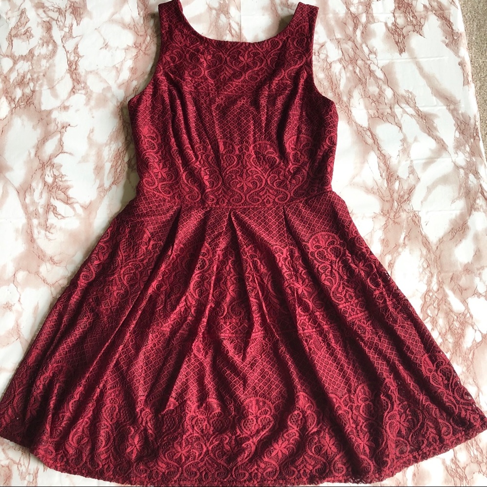 Maroon/Red Dress Size 5/6